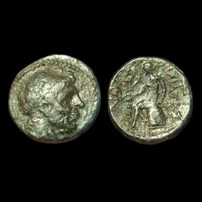ANTIOCHOS I Soter 281BC Seleukid Authentic Ancient Greek Coin Apollo!