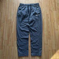 Vintage Y2K Essential Lightweight Nike Grey Sweatpants Size L 30 FLAW  