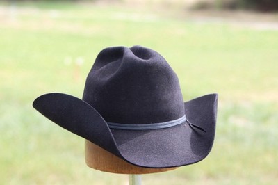 Bailey 3x Beaver 6 3/4 Black Cowboy Hat
