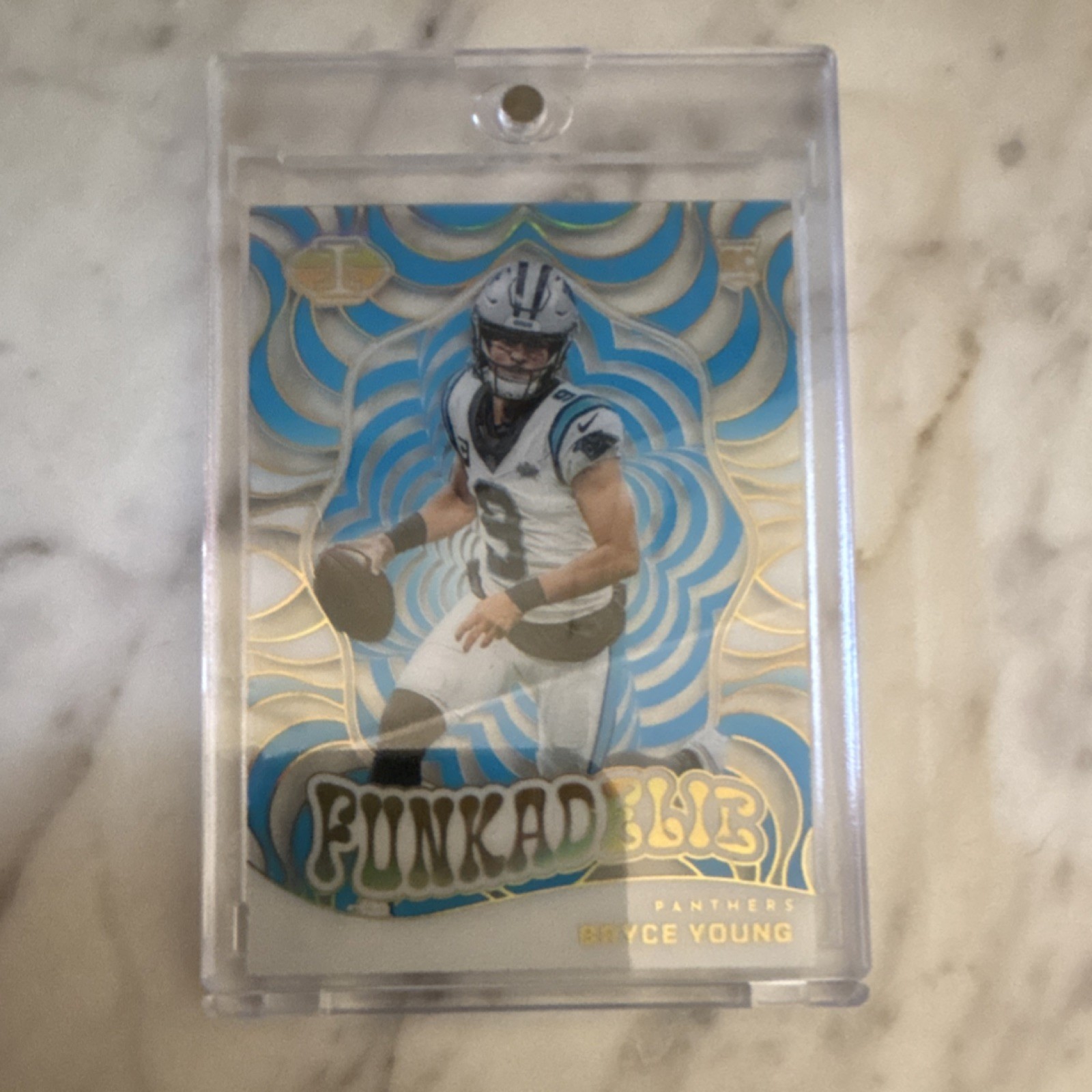 2023 Panini Illusions Funkadelic Bryce Young Light Blue Rookie #13 Panthers /299