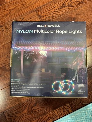 Bell + Howell 180-Light 12 ft. Indoor/Outdoor USB Plug-In Rope Lights
