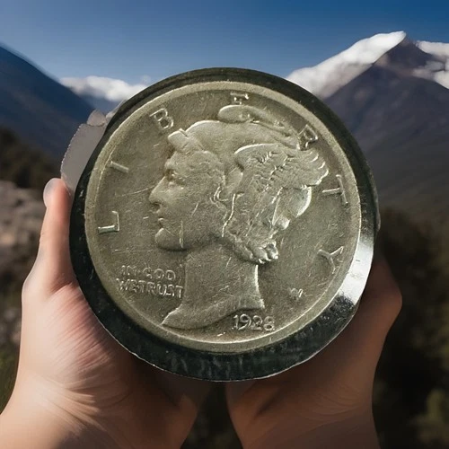 1928-S Mercury Dime - Scarce  Choice F-XF As Pictured Semi-key Date # MD 1928-S