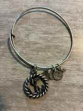 ALEX & ANI silver anchor charm bracelet