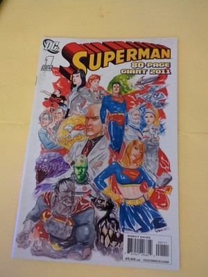 SUPERMAN 80 Page Giant #1 (DC Comics,  2011) VG Condition... 