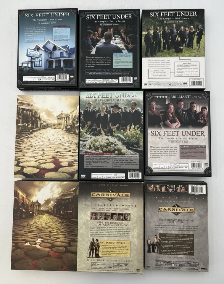 ROME SEASONS 1-2 CARNIVALE SEASONS 1-2 & SIX FEET UNDER SEASON 1-5 DVD SERIES - Image 2 of 4