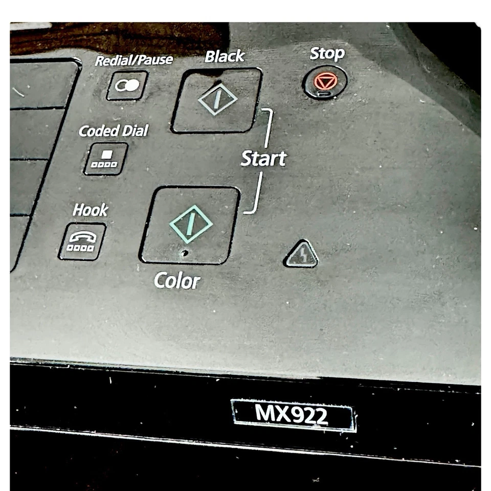 Canon PIXMA MX922 Wireless Printer All-in-One Duplex 9600 dpi Color Works *Mine* - Image 3 of 4