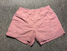 Aftco The Original Fishing Shorts Mens 42 Salmon Pink Seven Pockets 100% Nylon