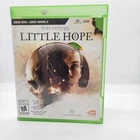 Little Hope Xbox One Series X Dark Pictures Anthology CIB Horror Game