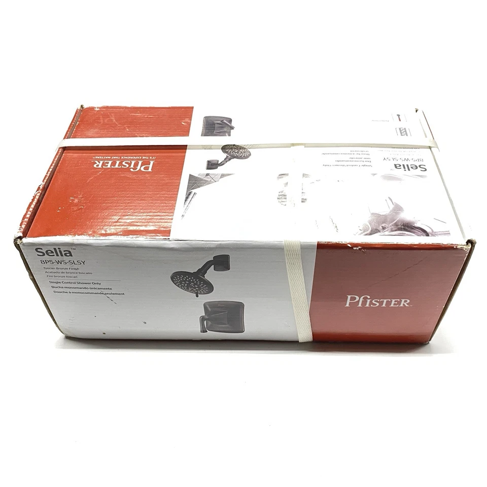 Pfister, "Selia" Tuscan Bronze 1-handle Shower Faucet | Valve Included (Sealed) - Image 3 of 4