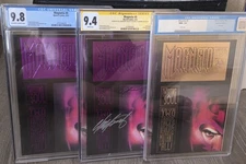 3 Books MAGNETO #0 GOLD 9.6 2x SIGNED 9.4 Sienk & Claremont And Standard 9.8 Cgc