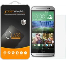 Supershieldz Ballistic 0.3mm Tempered Glass Screen Protector for HTC One M8
