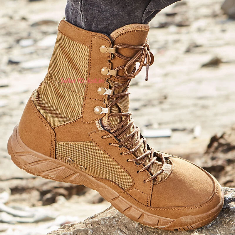 Men's Outdoor Army Military Tactical Work Boots Desert Leather Combat SWAT Shoes
Opens in a new wind