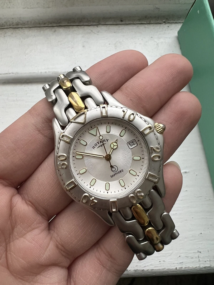 Rotary top sapphire watch