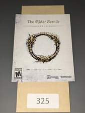 Elder Scrolls Online: Tamriel Ultd Sony Playstation 4, 2015  MANUAL ONLY 