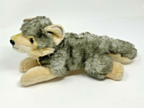Aurora World Miyoni Plush Wolf Cub Grey 