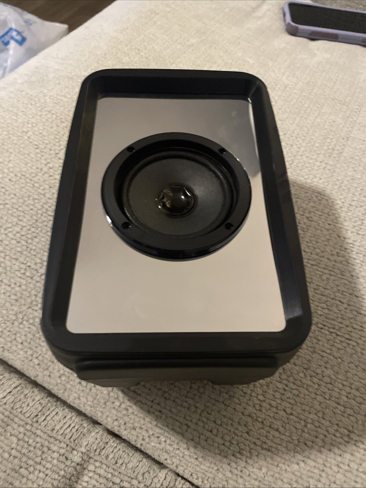 New compact speaker just arrived - perfect size for you