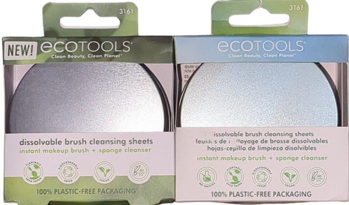 2-EcoTools Profi Make-up Pinsel Reiniger Beauty Blender Auflösen Blätter