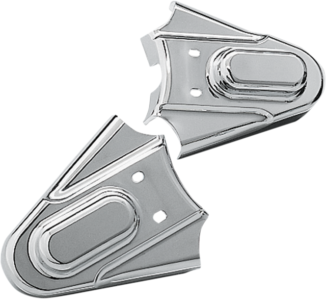 Kuryakyn 8200 Chrome Phantom Rear Axle Covers 8607 Harley Softail