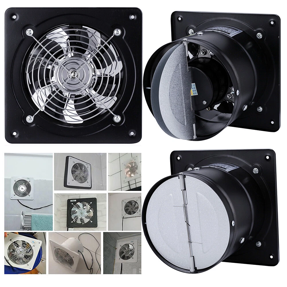 US 4 8 Exhaust Fan Ventilation Extractor Fan Wall Mounted Blower