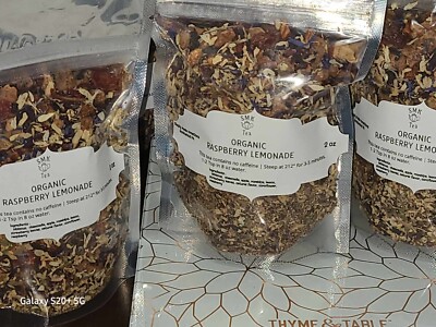 Organic Raspberry Lemonade Loose Leaf Tea