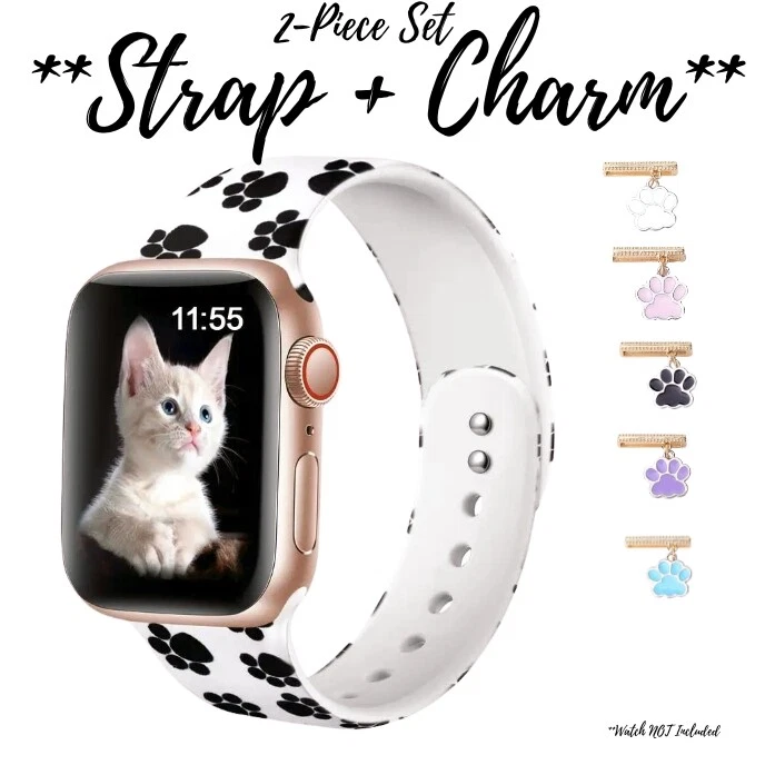 Smartwatch Silicone Bands Leopard Print Cheetah Watch 