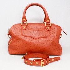 Rebecca Minkoff #41403 Coral Love Spell Ostrich Bag