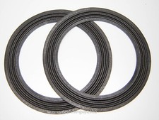 Pair 8" Pretreated Cloth Surrounds for Speaker Repair -- 1