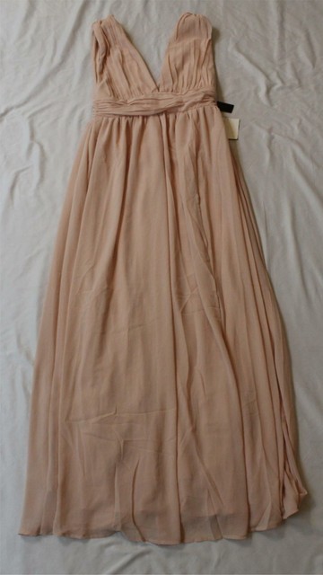 heavenly hues blush maxi dress