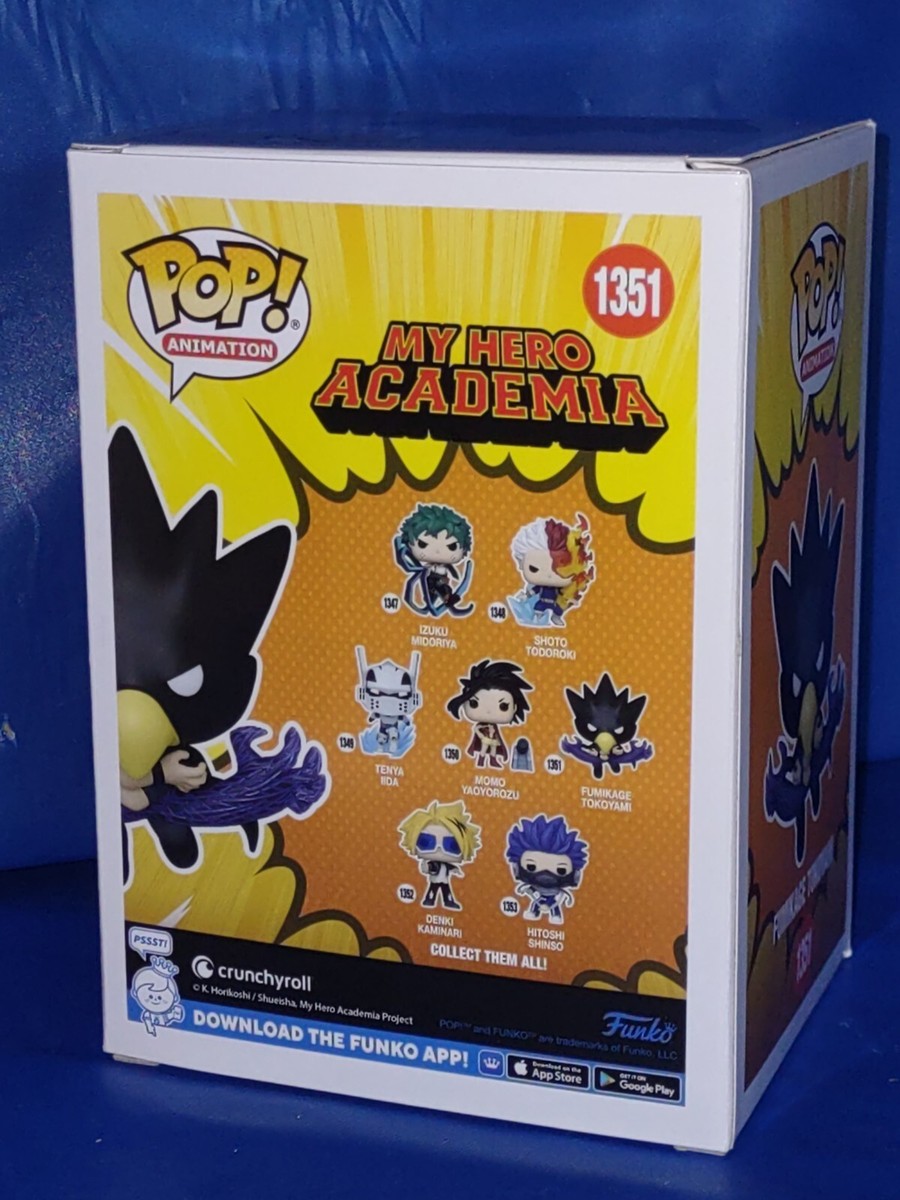 My Hero Academia Fumikage Tokoyami Fallen Angel Glow Funko Pop