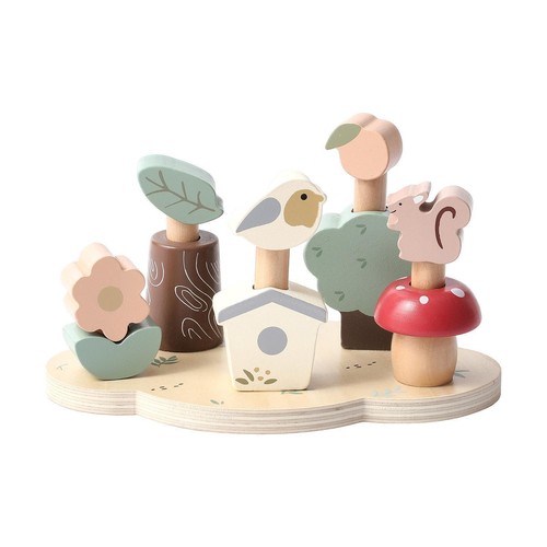 Stacking & Sorting Toy Cute Wood Toy for Kids Boys Girls 3 4 5 6 Years Old - Picture 5 of 7