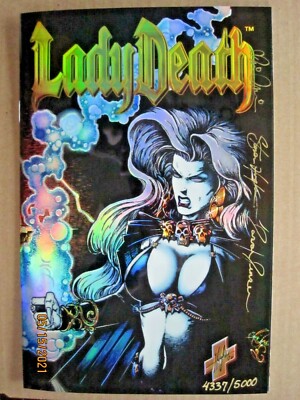 1995 CHAOS COMICS LADY DEATH: BETWEEN HEAVEN & HELL #1 CHROMIUM