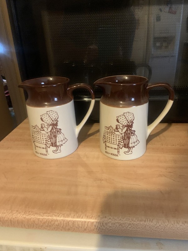 Lot of 2 Holly Hobbie pitchers