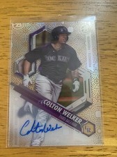 2018 Bowman High Tek Prospect Auto Colton Welker