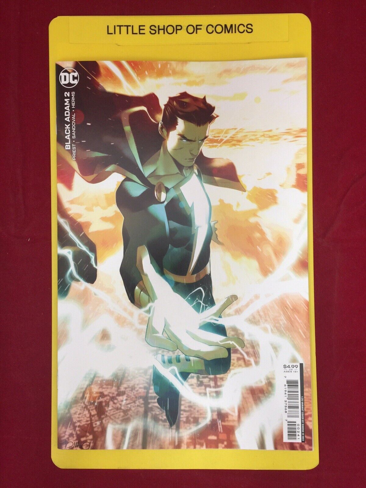 Black Adam 2 (variant cardstock cover - Simone Di Meo) 1:25, First  Appearance of Malik as White Adam, DC Comics Back Issues