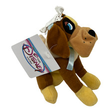 The Disney Store  Theme Parks 8" NANA DOG LADY AND THE TRAMP Bean Bag Plush