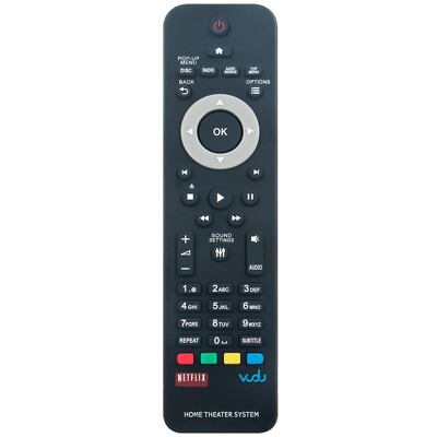 Replace Remote for Philips Home Theater HTS3541 HTS3564 HTS3541/F7 HTS3564/F7