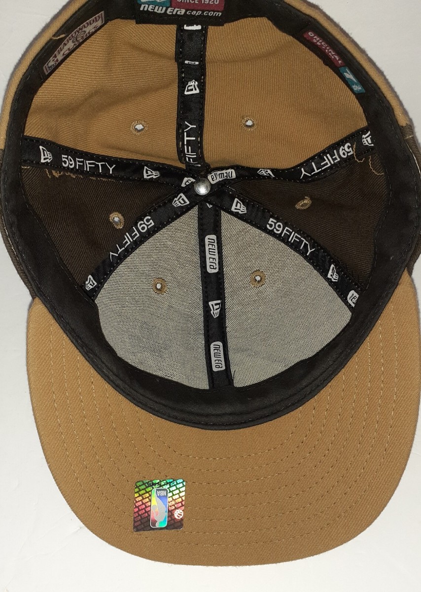 Boston Celtics Brown Fitted Cap 59Fifty New Era Hardwood  display picture 3