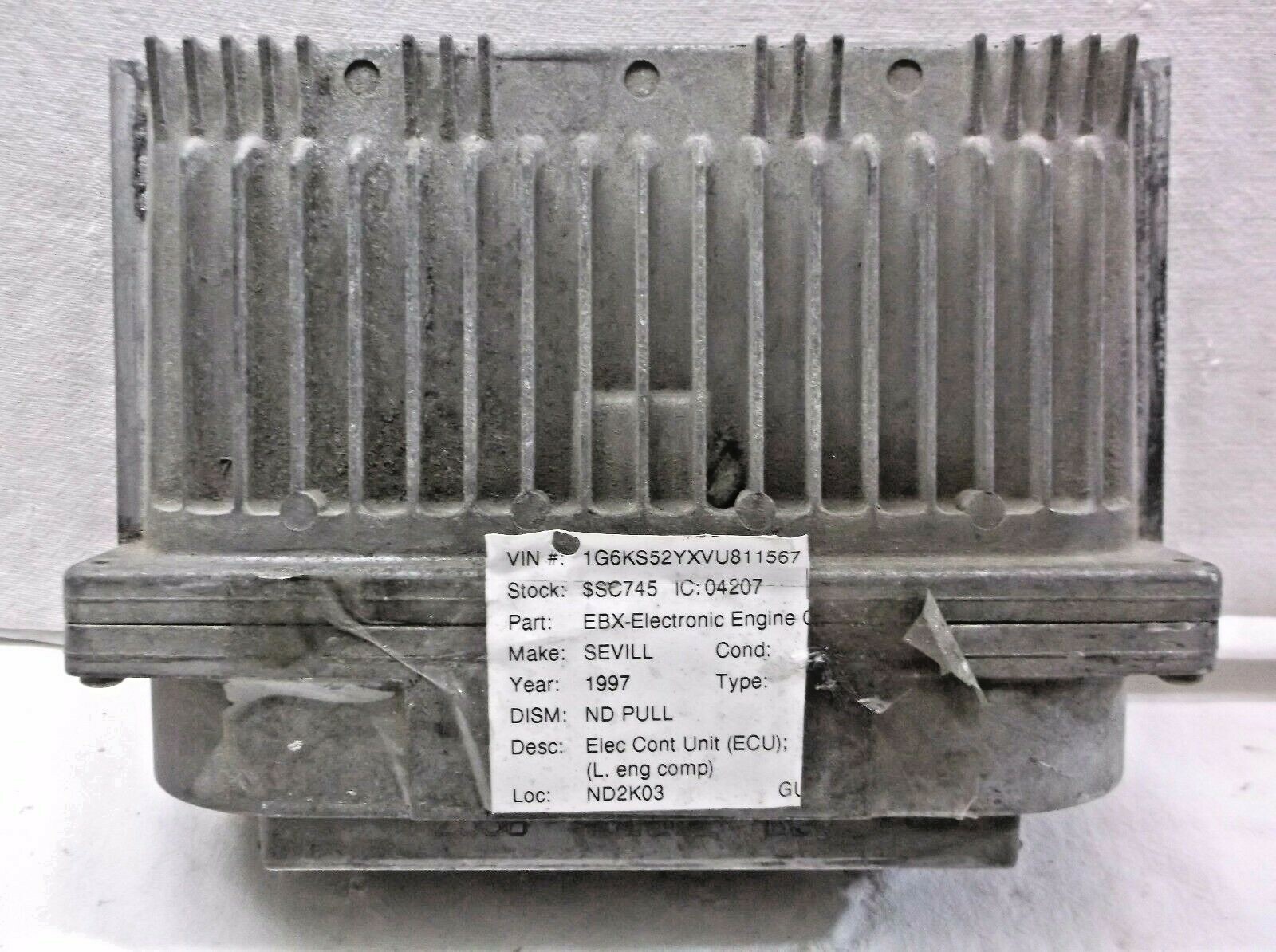 96979899 CADILLAC DEVILLE ENGINE CONTROL