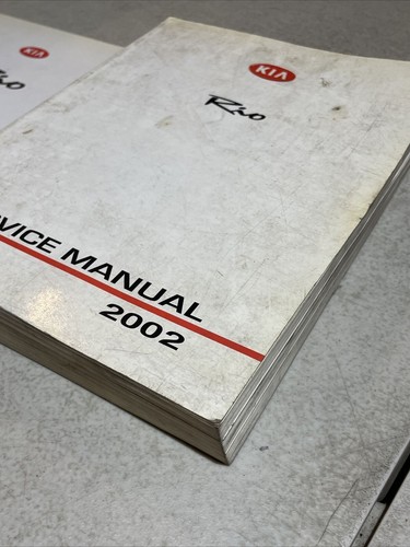 2002 Kia Rio Service Repair Manual  - Picture 2 of 10