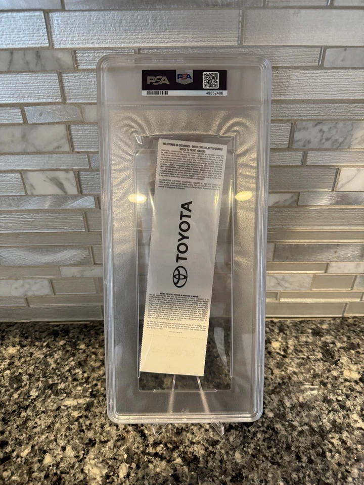 Boleto completo 2006 Los Angeles Lakers Kobe Bryant PSA 52 puntos Utah Jazz Mamba Foto 4 de 4