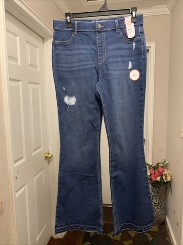 Wonder Nation Girls Fashion Flare Jegging, Size-XXL(18) - Picture 4 of 12