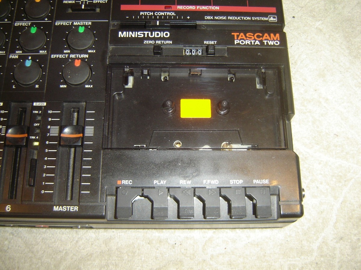 Tascam Porta Two, Ministudio, 6 Ch, 4 Track Cassette Recorder