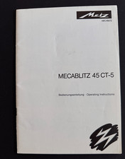 #A1024 -Metz, Mecablitz 45 CT-5, istruzioni manuale istruzioni