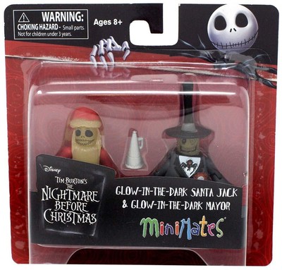 Minimates NBX Santa Jack & Mayor Figuren Serie 5 Nightmare Before Christmas NEU