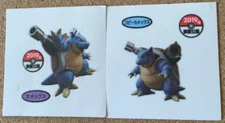 【LP】Blastoise Pokemon Deco Chara Sticker Daiichi bread Pan Movie Promo 2019