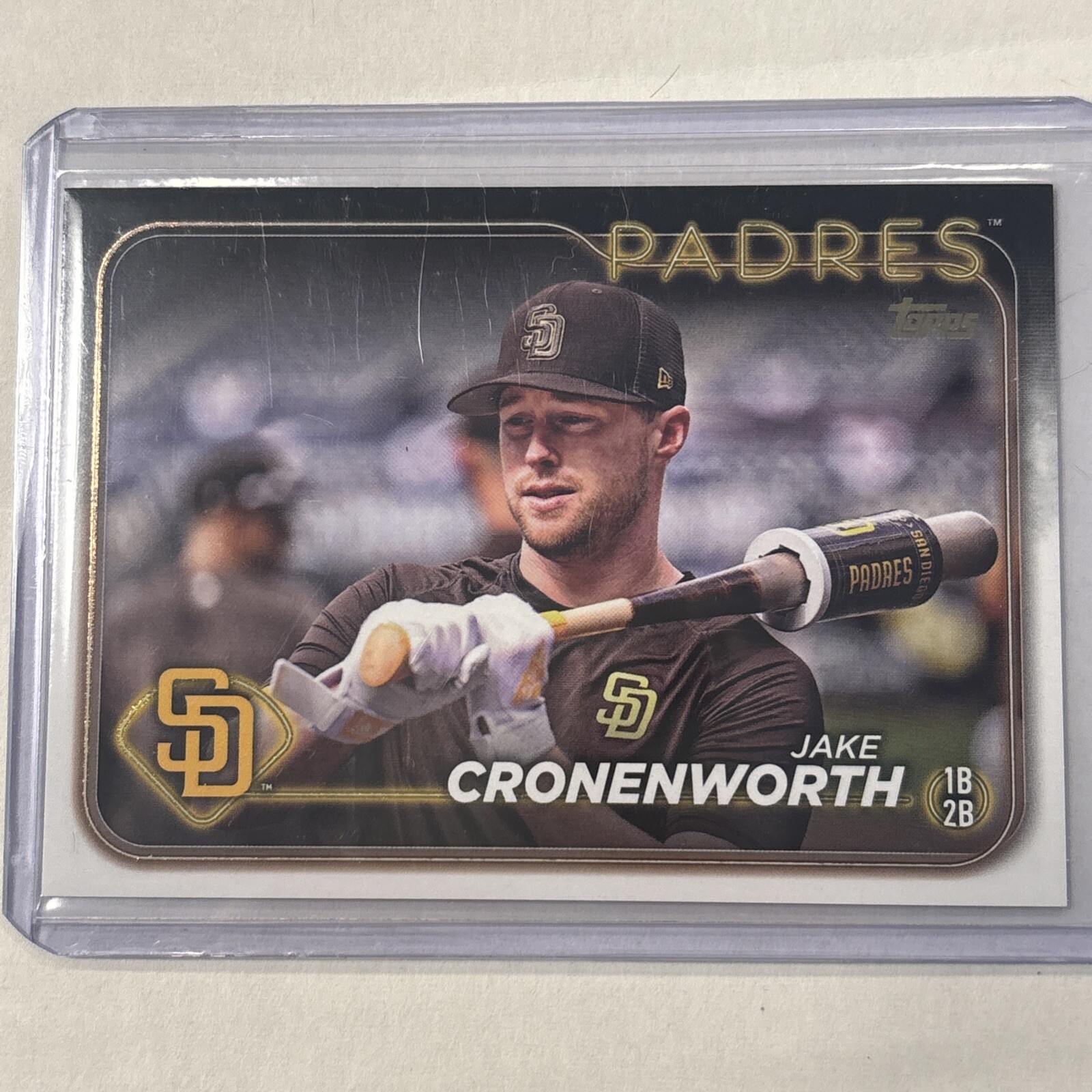 JAKE CRONENWORTH 2024 Topps Baseball Series 1 GOLDEN MIRROR Variation #237 SSP