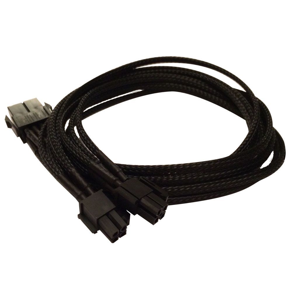 Evercool PSU ATX braided connector 8 pin female to 8 pin male (4+4) EC-AT003