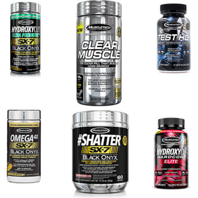 Muscletech Black Onyx SX- 7 SERIES - Fat-burners, Vitamins Test Booster -BLOWOUT