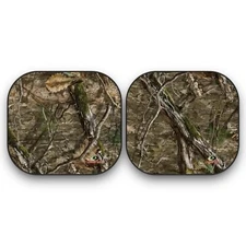 Mossy Oak - 2 Piece Car Twist Sunshade - Universal Fit - Camo