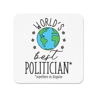 World's Best Politiker KüHlschrankmagnet Worlds Best Favorit Superheld Lustig